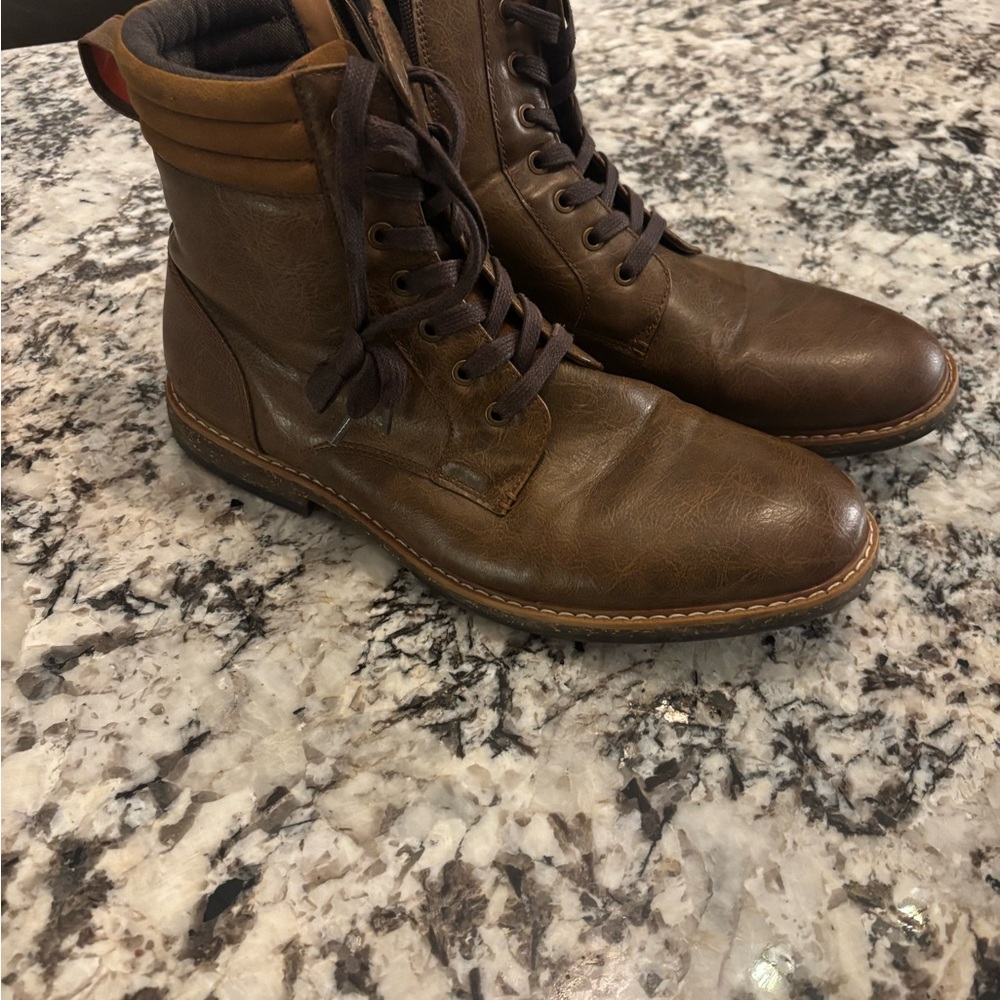 Men's Freeman Chukka Brown Leather Boots